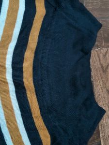 Woollen Striped Long Sleeve Top