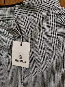 Checked Grey Trousers - New with Tag