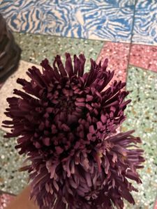 Set of 2 Purple Artificial Flower