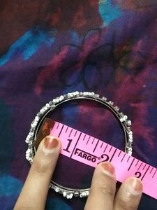 Beautiful Sparkling White Bangles
