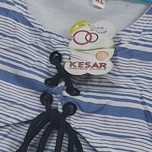 New Striped Girls Dress With Tag