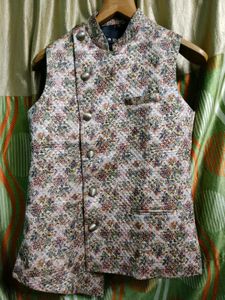 Floral Print Ethnic Jacket