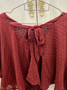 Back Bow Layer Top