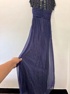 Designer Blue Maxi Dress
