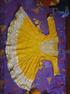 Beautiful Yellow Sharara Suit