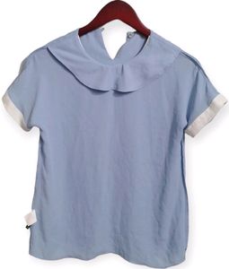 Light Blue Sailor Collar Blouse (Woman)