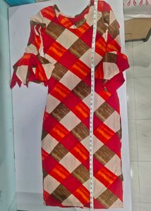 Stitched Kurti with Flared Sleeves