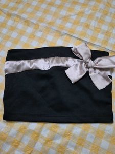 Cute Pinteresty Bow Crop Tube Top🎀