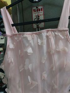 Urbanic Pink Butterfly Corset Top