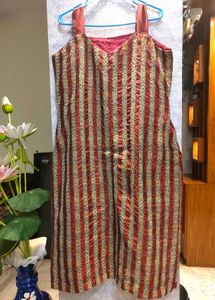 Heavily Sequined Women Kurta In Chanderi