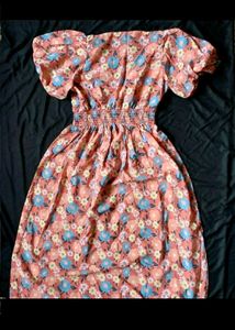 Puff Sleeve Korean Dress By Mast And Harbour
