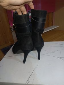 Black Suede Ankle Boots
