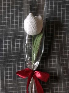 Crochet tulip bouquet