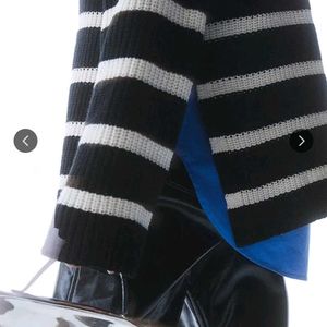 H&amp;M oversized Striped Pullover Sweater