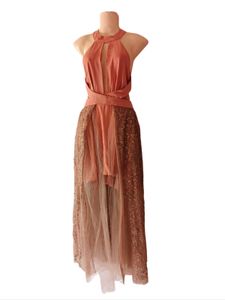 Elegant Halter Maxi Dress