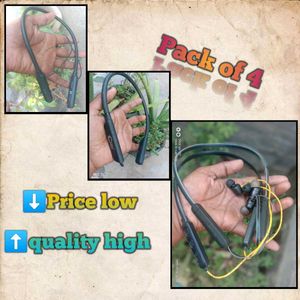 Pack Of 4 Bluetooth Earphones