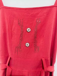 Red Sundress with Belt