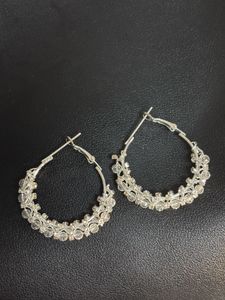 Hoop Crystal Earrings
