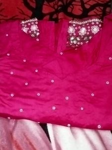 Heavy Embroidered Kurta Salwar With Dupatta