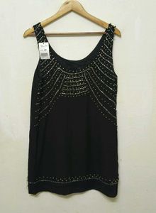 Trendy New Black Shinny Top For Women