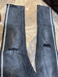 Grey Ripped Jeans