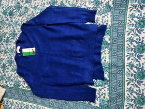 Blue Knit Sweater