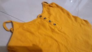 Yellow Crop Top