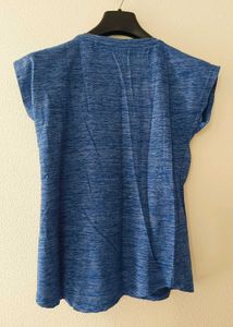 Casual Sporty Tee - Blue