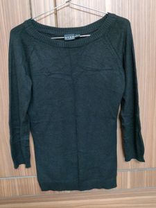 Black Sweatshirt Top