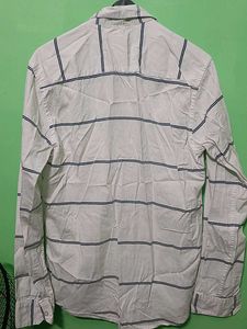 New Superdry White Striped Shirt