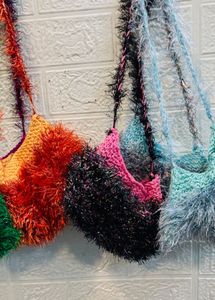 🇫🇷 Paris imported Fuzzy Knit Shoulder Bag