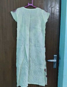 Rose Embroidery Kurti
