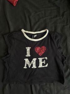 Cute Graphic Crop Top