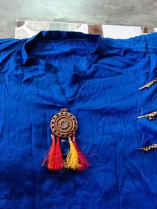 gown with unique style sleeve