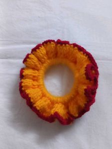 Handmade Crochet Hair Scrunchie