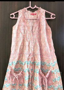 Bohemian Print Sleeveless Dress