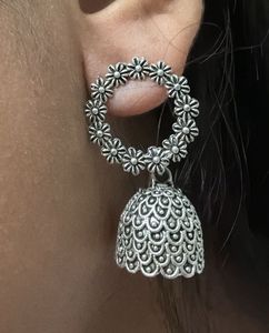 Floral Jhumka Earrings