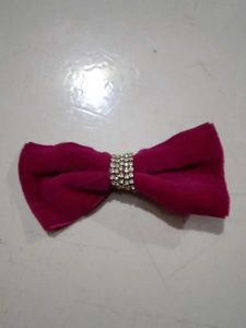 Cute Pink Bow Hair Accessory