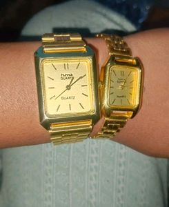 Male Female Watches Combo