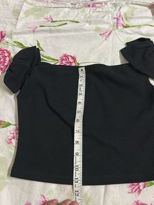 Off Shoulder Crop Top