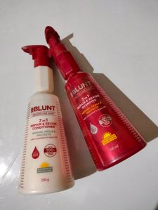 BBLUNT 7 In 1 Repair And Revive Hair Shampoo And Conditioner Combo