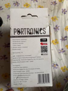 Portronics Clamp Z – Universal Car Mobile Holder (