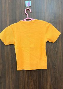 Zara Yellow Crop Top