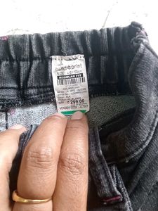 Kids Black Denim Jeans