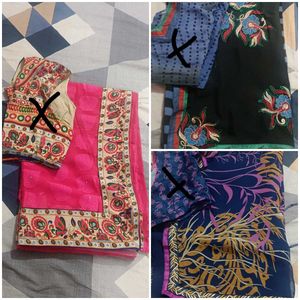 Elegant Ethnic Sarees (Set of 3)