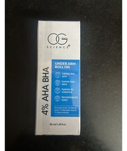 4% AhA bha Underarm Roll On