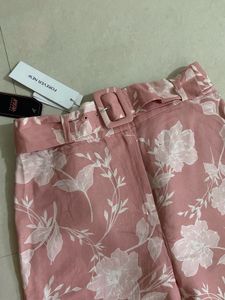 Floral Print Wide Leg Pants