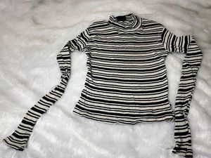 High Neck Full Sleeves Top