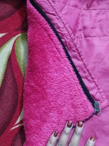 Pink Padded Winter Coat
