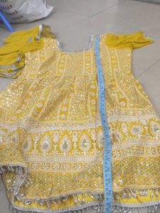 Yellow Embroidered Kurta Set